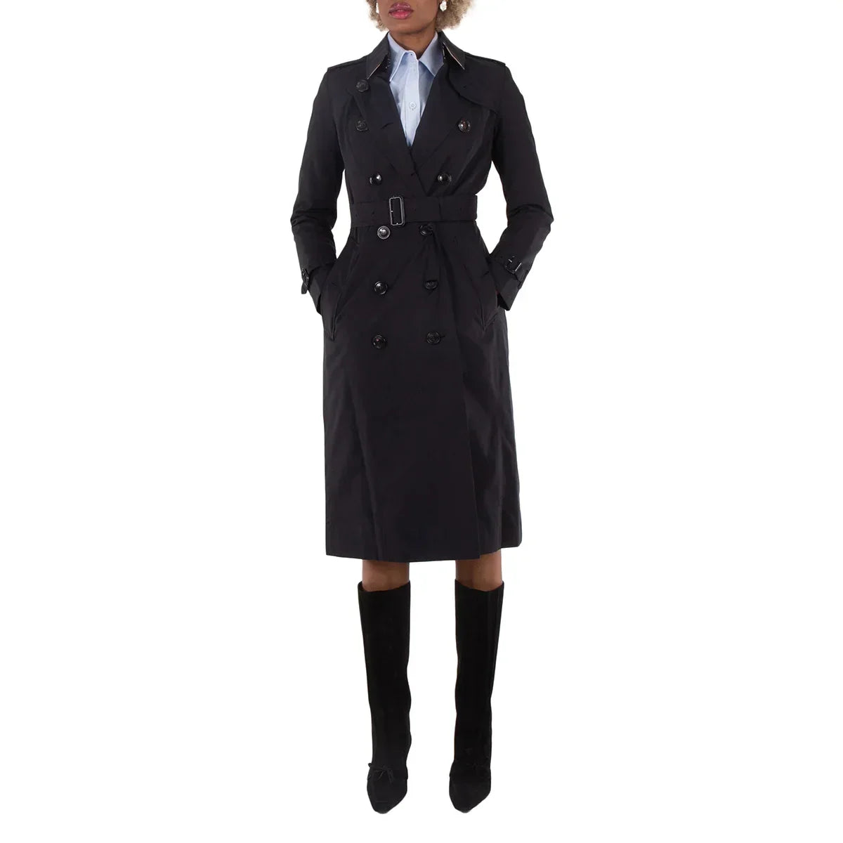 Burberry Slim Fit Long Heritage Chelsea Trench Coat
