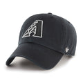 47 Brand Arizona Diamondbacks Cleanup Adjustable A Hat - Black, Black, White