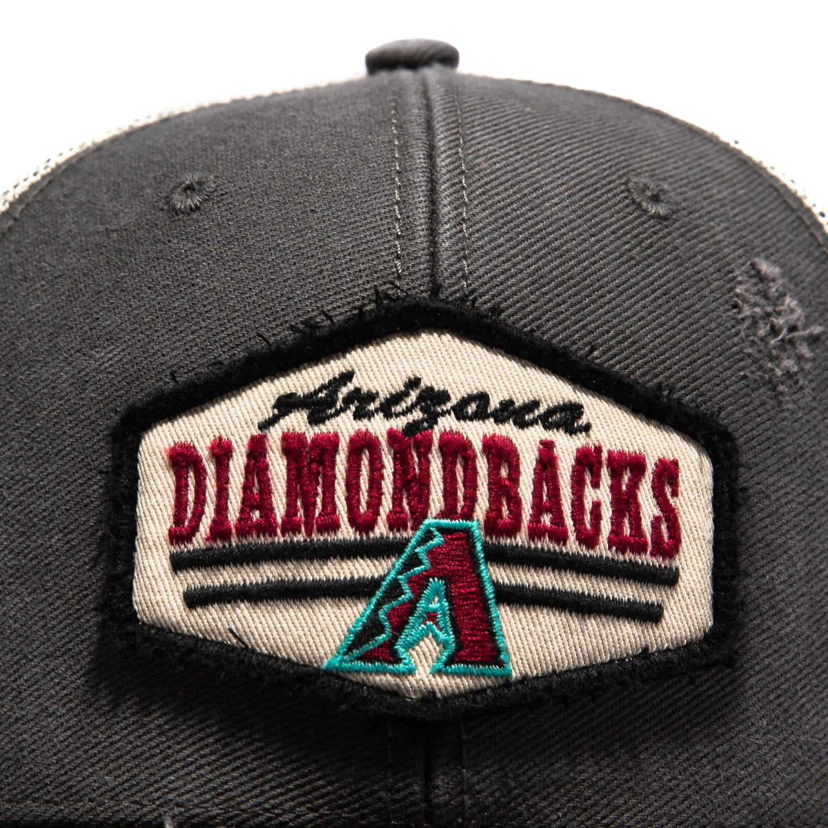 47 Brand Arizona Diamondbacks Salvage Trucker Snapback Hat - Black, White