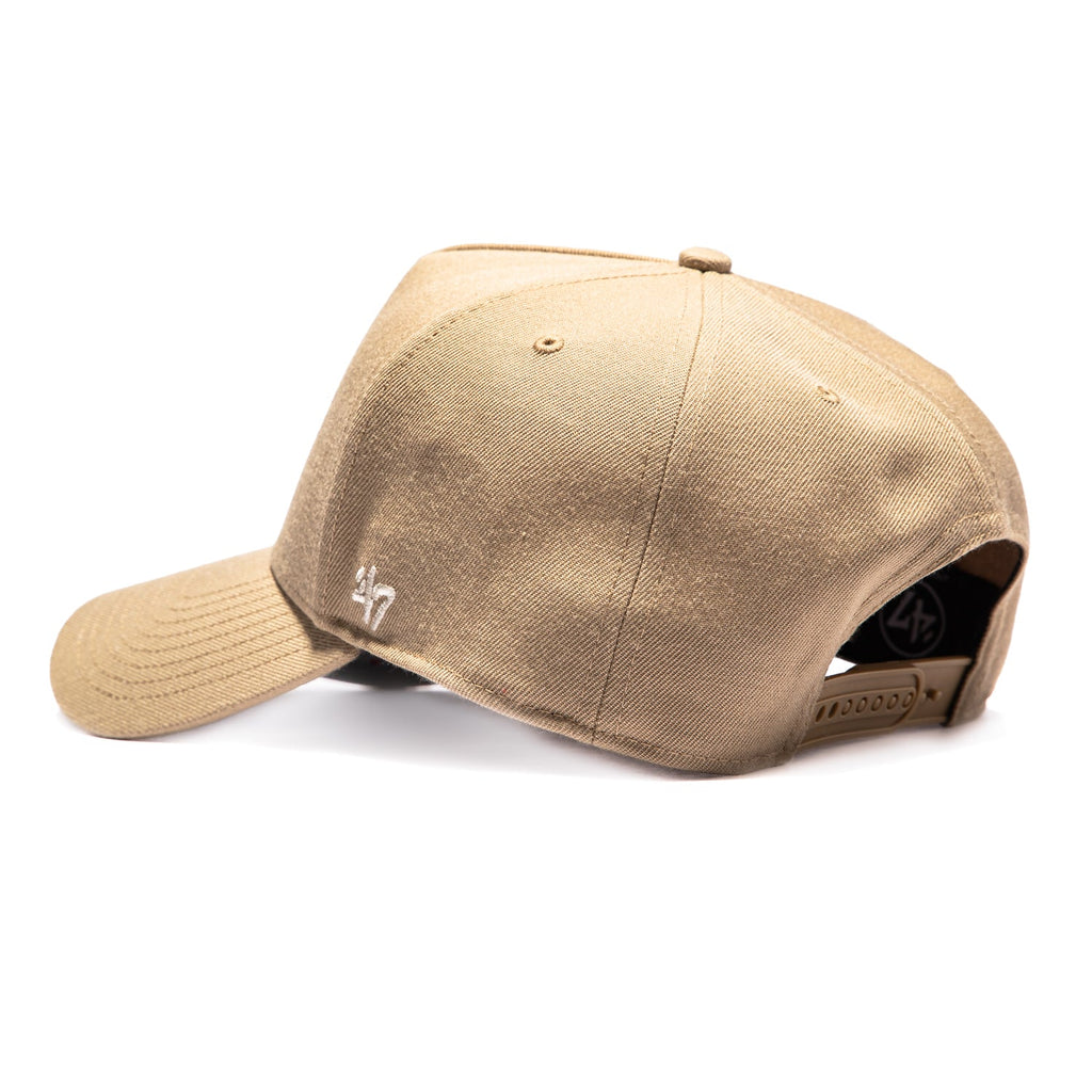 47 Brand Ballpark Offside Los Angeles Angels Hitch Snapback Hat - Khaki