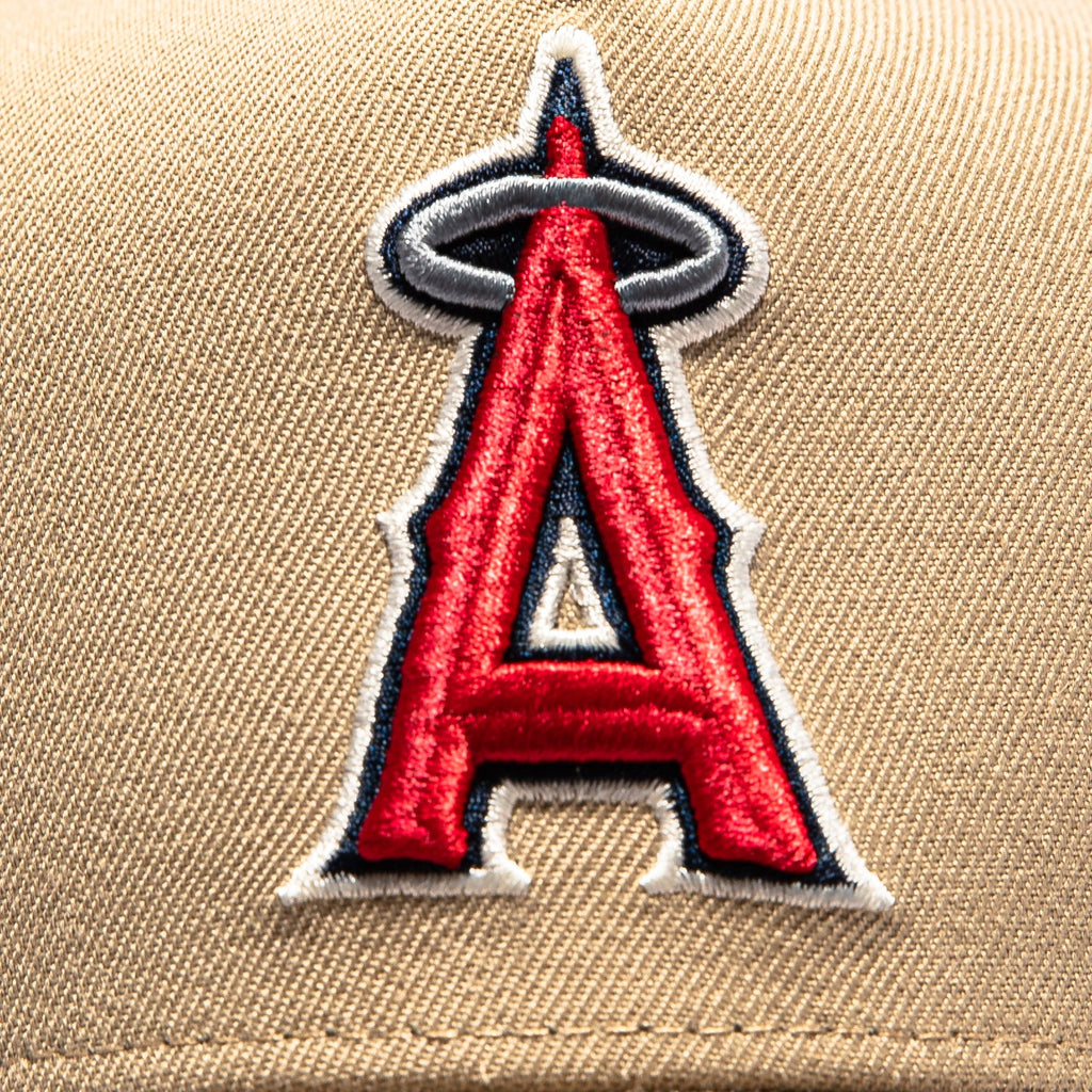 47 Brand Ballpark Offside Los Angeles Angels Hitch Snapback Hat - Khaki