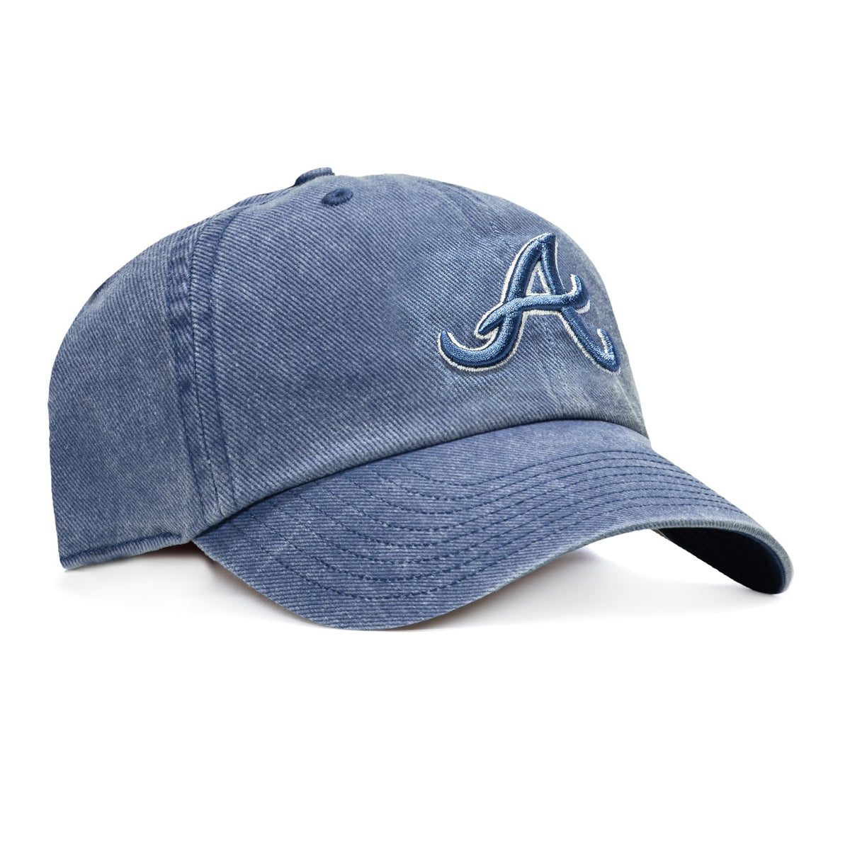 47 Brand Back to School Atlanta Braves Cleanup Strapback Adjustable Hat - Royal