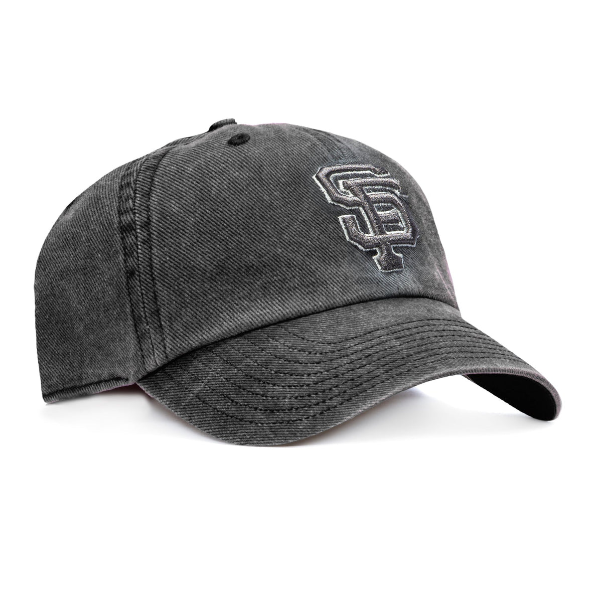 47 Brand Back to School San Francisco Giants Cleanup Strapback Adjustable Hat - Charcoal