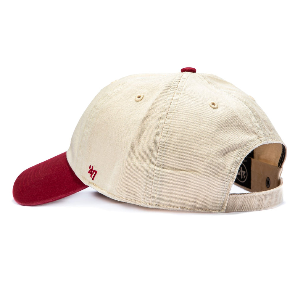 47 Brand Arizona Diamondbacks Cleanup Adjustable Hat - Stone, Red