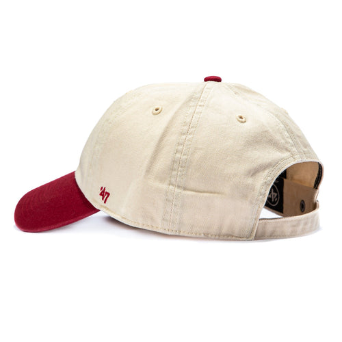 47 Brand Arizona Diamondbacks Cleanup Adjustable Hat - Stone, Red