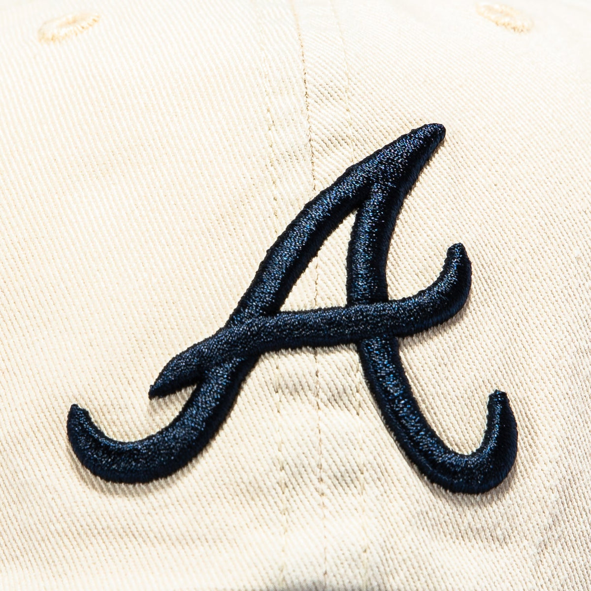 47 Brand Atlanta Braves Cleanup Adjustable Hat - Stone, Navy