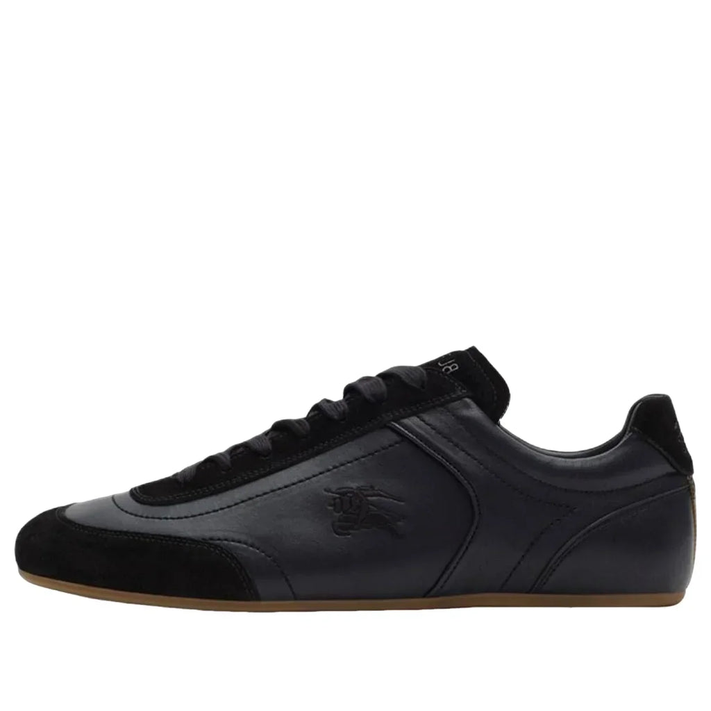 Burberry Leather Knight Runner Sneakers 'Black' 81262821